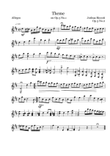 Theme on Op.3 No.1