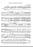 Mozart Le Nozze di Figaro Overture, for piano duet(1 piano, 4 hands), PM801