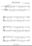 Home, Sweet Home (for flute duet, suitable for grades 1-3)