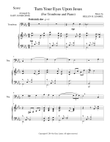 TURN YOUR EYES UPON JESUS (Trombone Piano and Trombone Part) mini preview