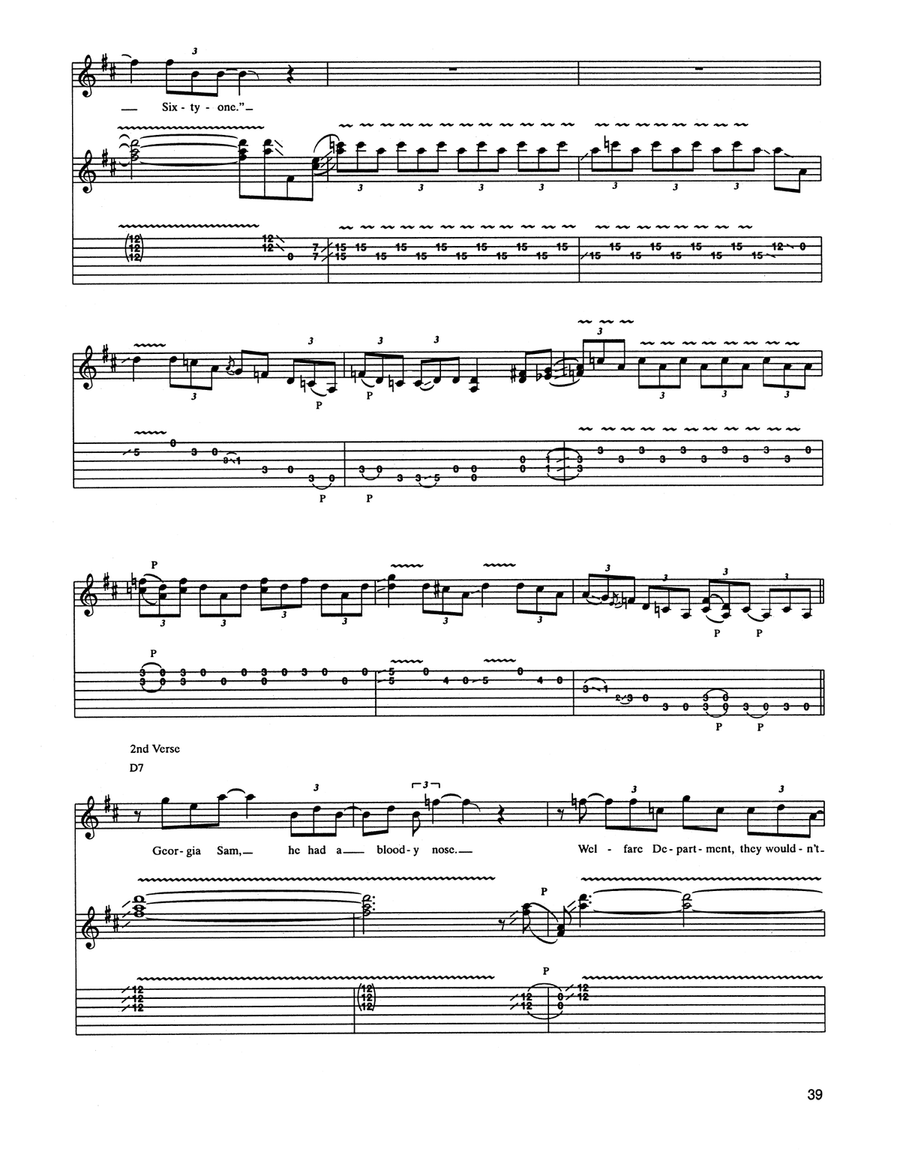 Highway 61 Revisited Highway 61 Revisited Acoustic Guitar scores gallery preview page 3