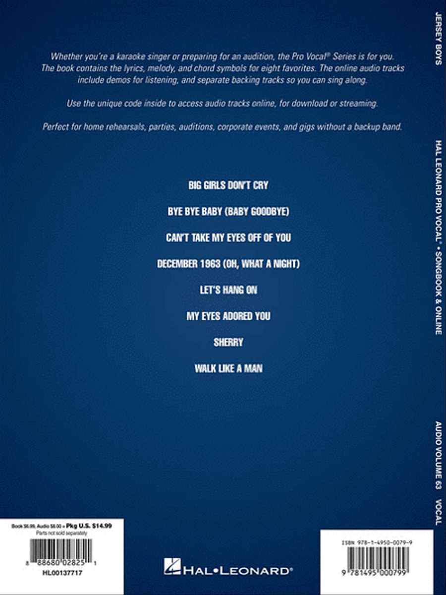 Jersey Boys Voice scores gallery preview page 2