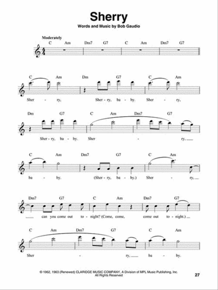 Jersey Boys Voice scores gallery preview page 4
