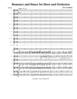 Romance and Dance for Horn and Orchestra (with piano reduction of orchestra)