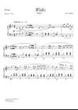 Waltz for piano