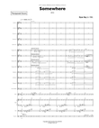 Somewhere (score & parts)