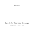 Bartok for Thursday Evenings, easy trios for 2 violins & viola