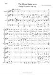 The Cloned sheep song for mixed choir (SATB) mini preview