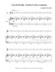 Carol of the Bells / God Rest Ye Merry Gentlemen - Flute