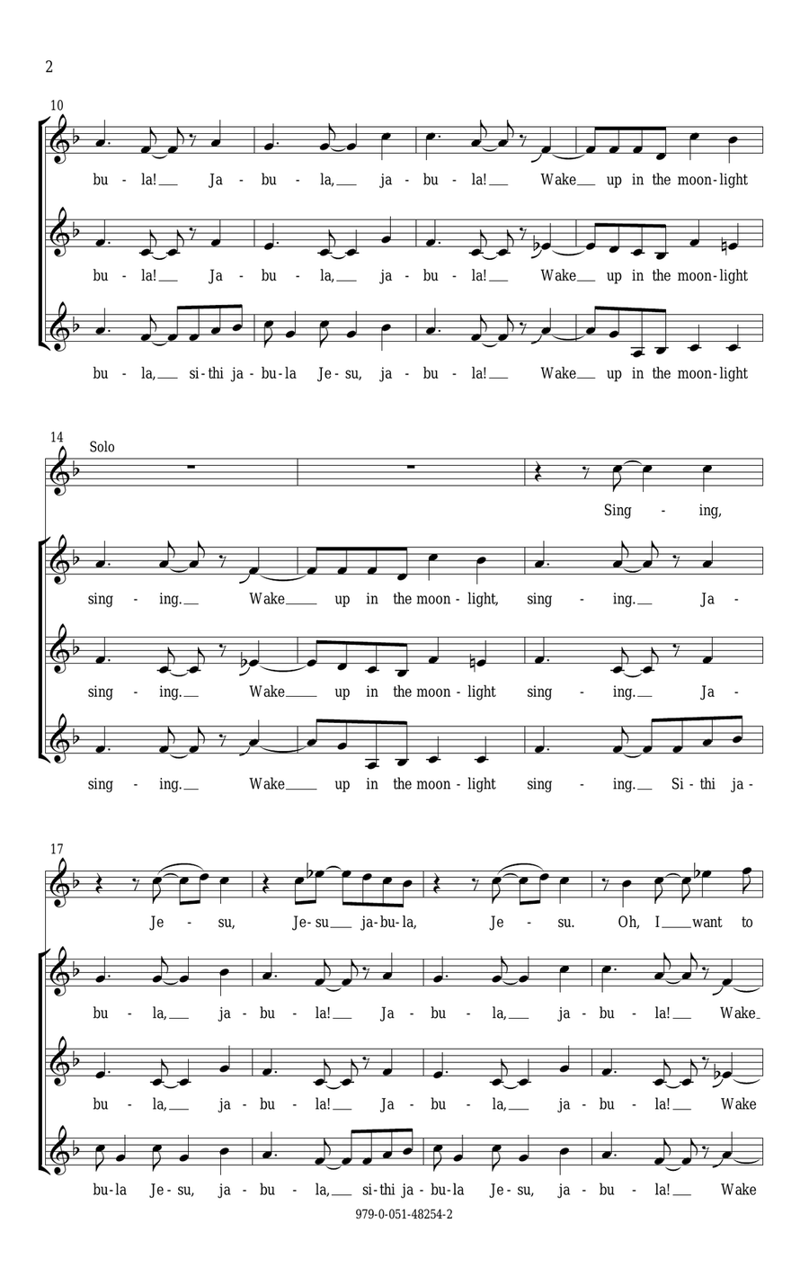 Jabula Jesu Jabula Jesu SSA scores gallery preview page 2