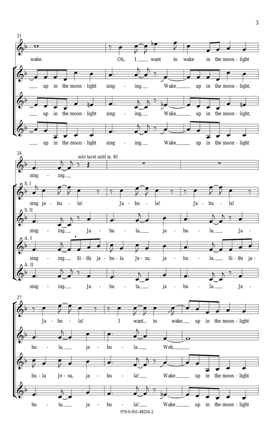 Jabula Jesu Jabula Jesu SSA scores gallery preview page 3