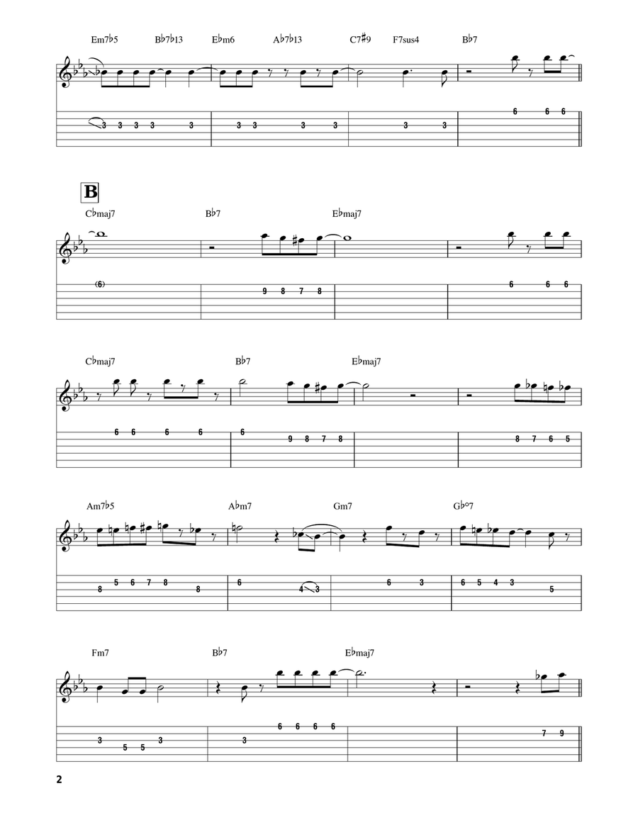 Night And Day Night And Day Electric Guitar scores gallery preview page 2