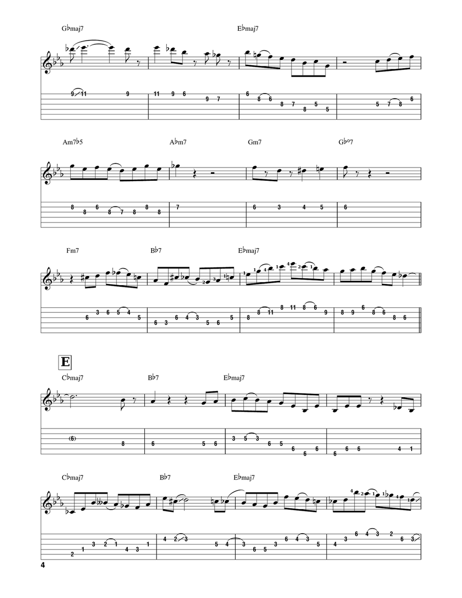 Night And Day Night And Day Electric Guitar scores gallery preview page 4