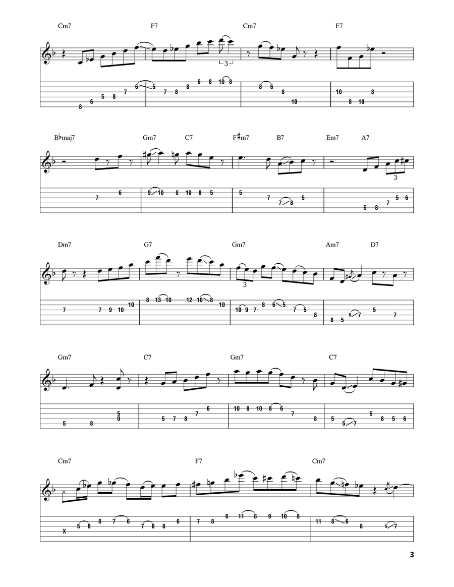 Fascinating Rhythm Fascinating Rhythm Electric Guitar scores gallery preview page 3