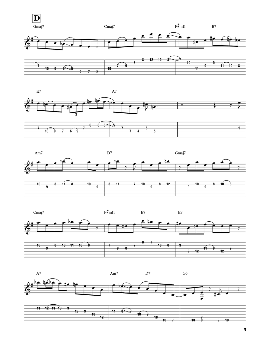 There Is No Greater Love There Is No Greater Love Electric Guitar scores gallery preview page 3