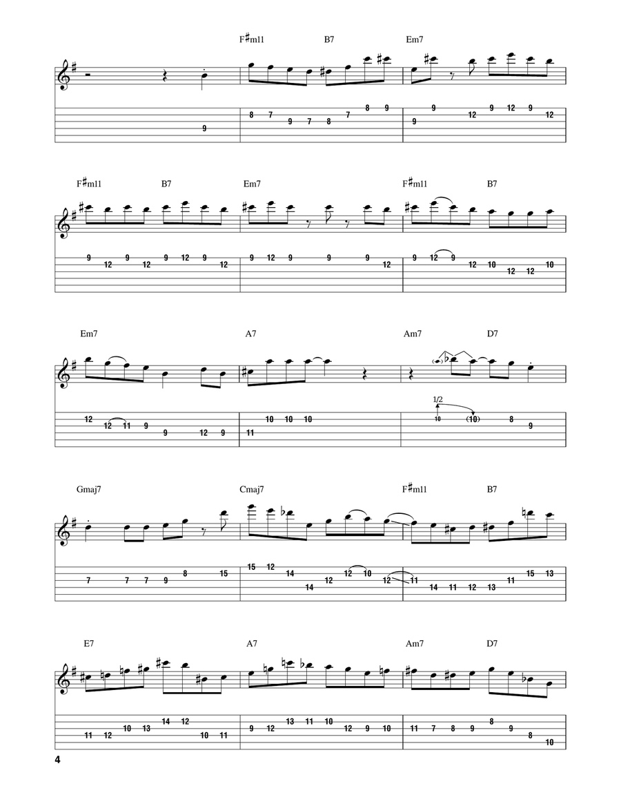 There Is No Greater Love There Is No Greater Love Electric Guitar scores gallery preview page 4