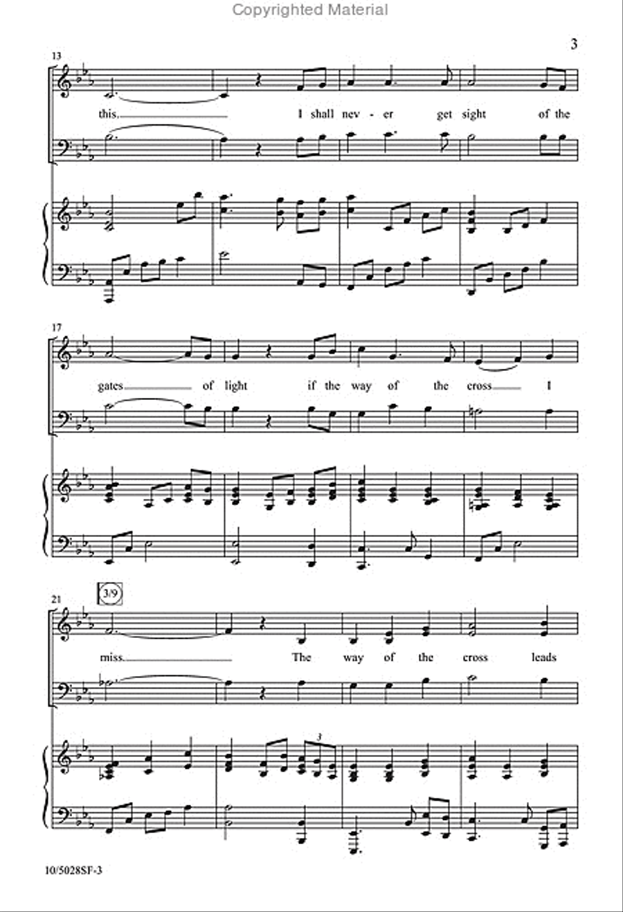 The Way of the Cross Leads Home 3-Part scores gallery preview page 3