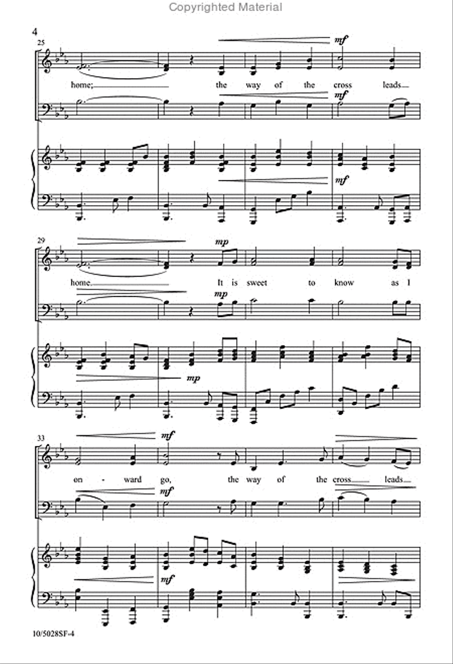 The Way of the Cross Leads Home 3-Part scores gallery preview page 4