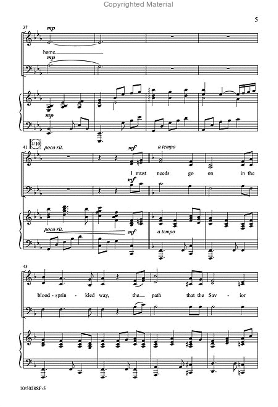 The Way of the Cross Leads Home 3-Part scores gallery preview page 5