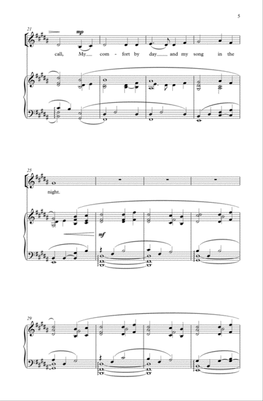 My Song in the Night My Song in the Night 4-Part scores gallery preview page 4