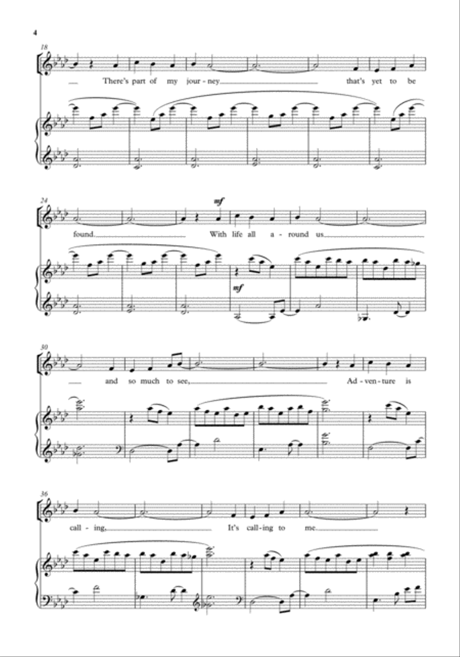 Wide Open Spaces Wide Open Spaces 4-Part scores gallery preview page 3
