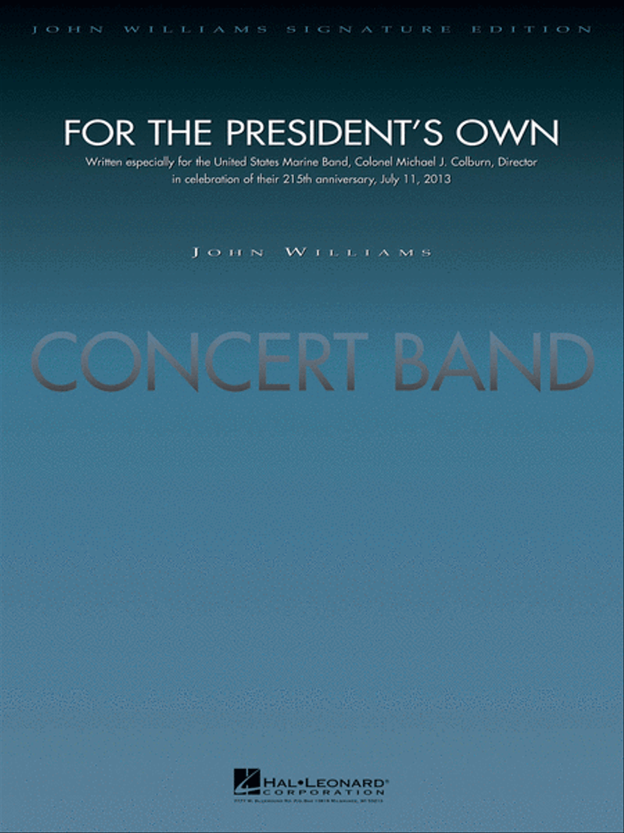 For the President's Own Concert Band scores gallery preview page 1