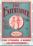 The Entertainer by Scott Joplin, arranged for 2 pianos by Simon Peberdy