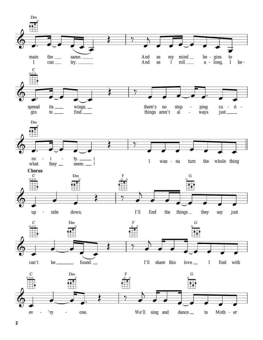 Upside Down Upside Down Ukulele scores gallery preview page 2