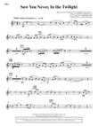 Saw You Never, In The Twilight (from Season Of Wonders) - Oboe