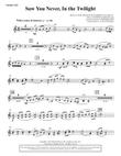 Saw You Never, In The Twilight (from Season Of Wonders) - Bb Clarinet 1,2
