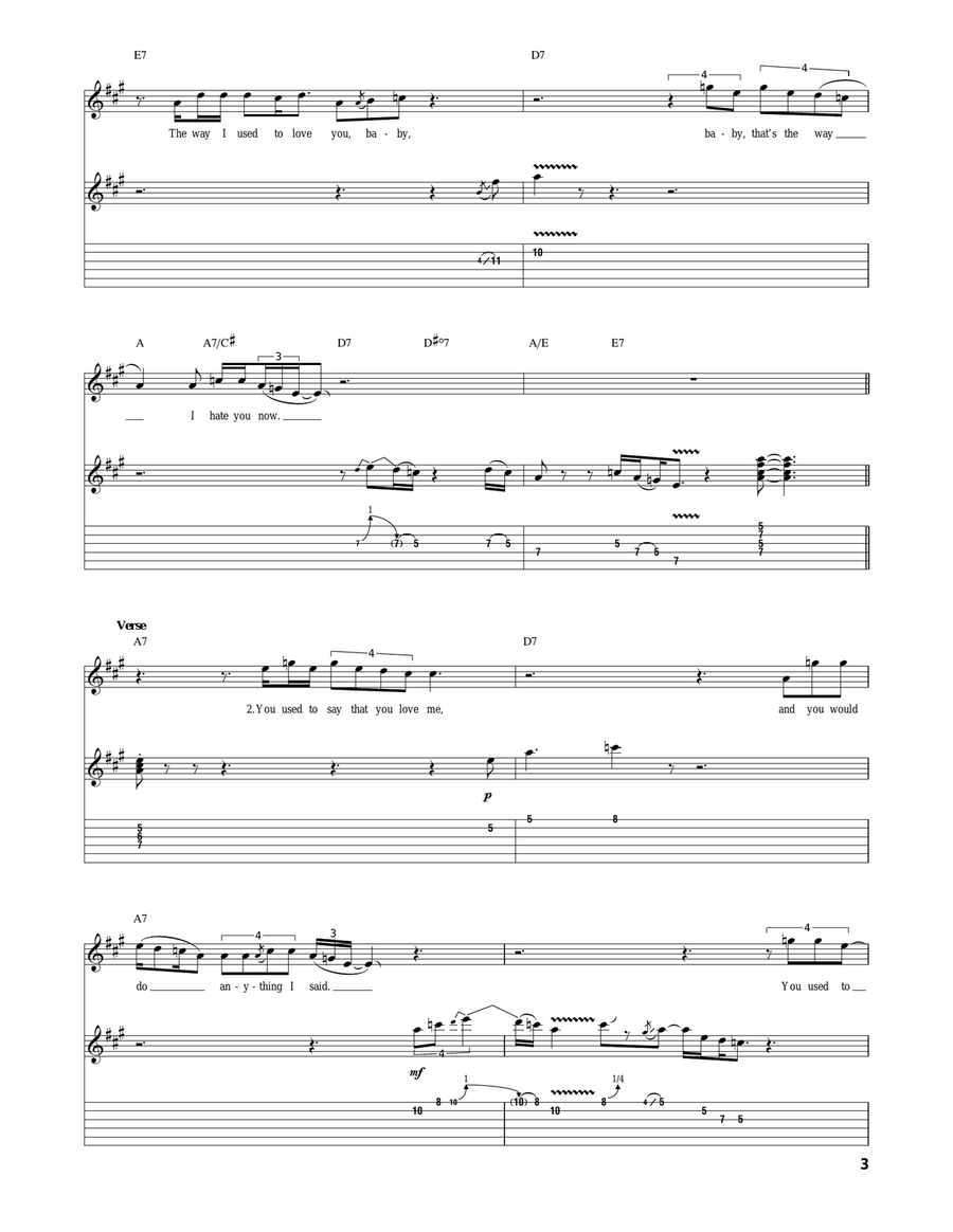 You Done Lost Your Good Thing Now Acoustic Guitar scores gallery preview page 3