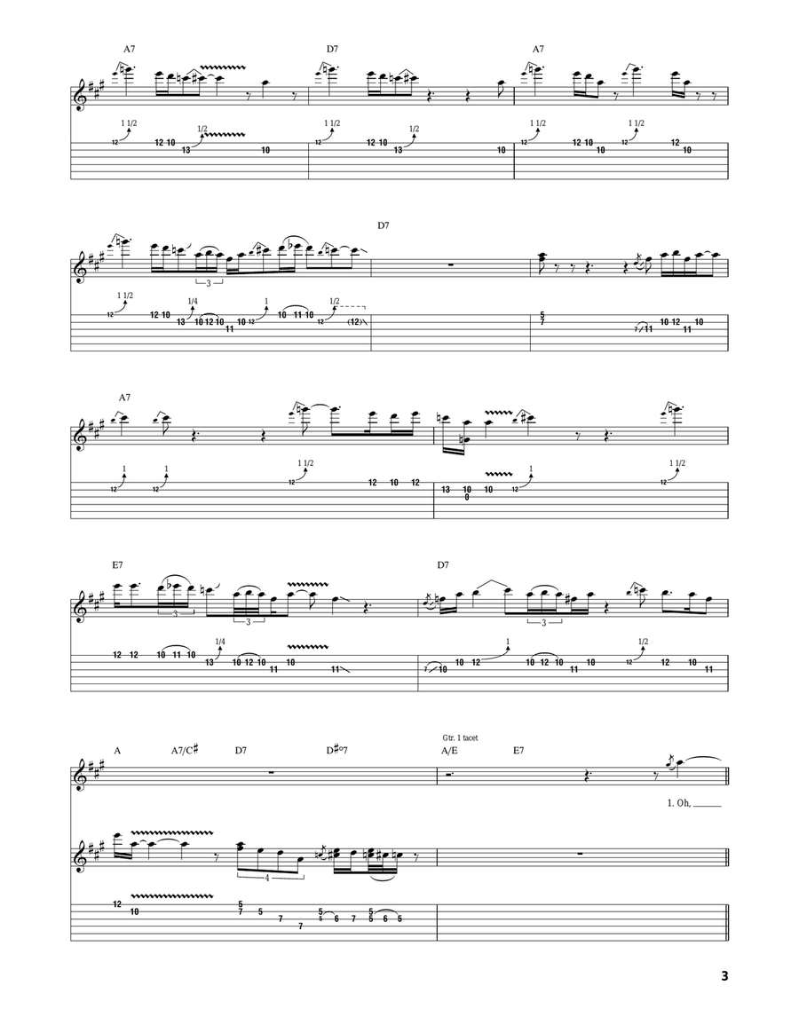 Worry, Worry Acoustic Guitar scores gallery preview page 3