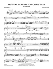 Festival Fanfare for Christmas (for Wind Band) - Bb Trumpet 1