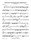 Festival Fanfare for Christmas (for Wind Band) - Bb Trumpet 3