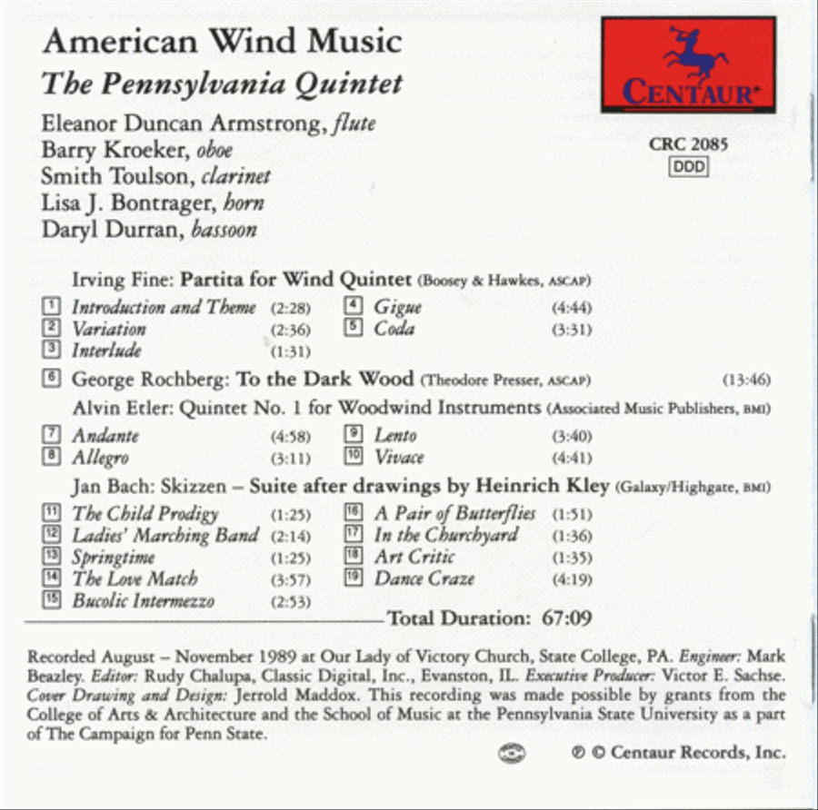 Partita for Wind Quintet; To T Woodwind Quintet scores gallery preview page 2