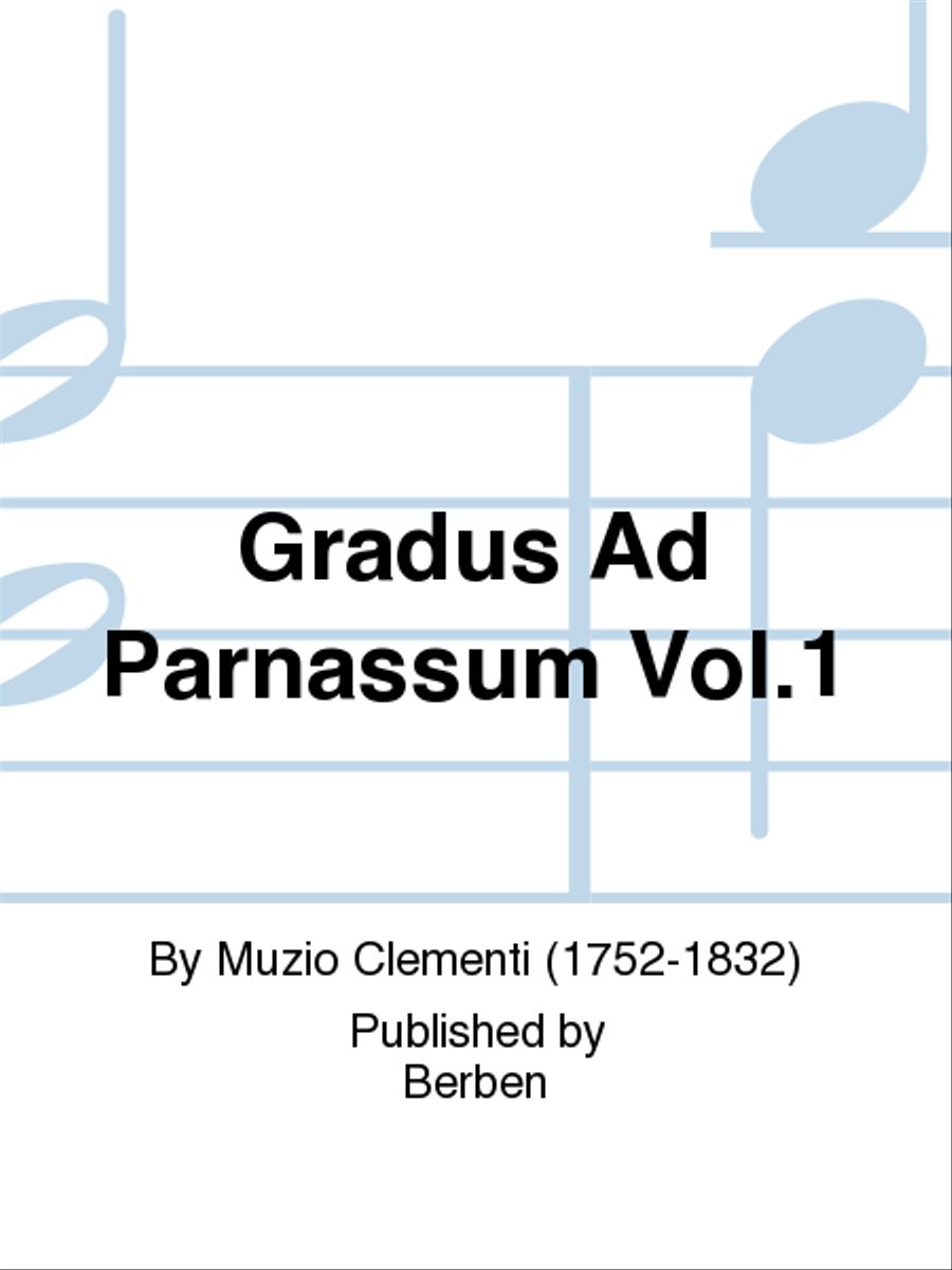 Gradus Ad Parnassum Vol. 1 Piano Solo scores gallery preview page 1