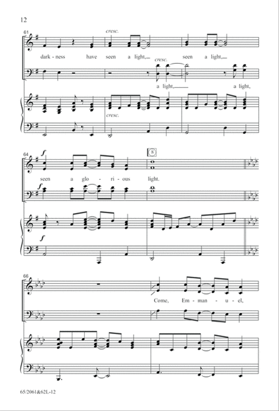 Images of Adoration (Digital Download) 4-Part scores gallery preview page 12