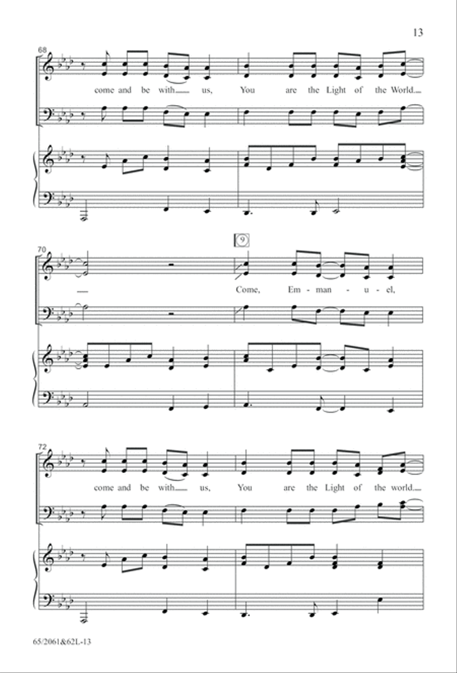 Images of Adoration (Digital Download) 4-Part scores gallery preview page 13