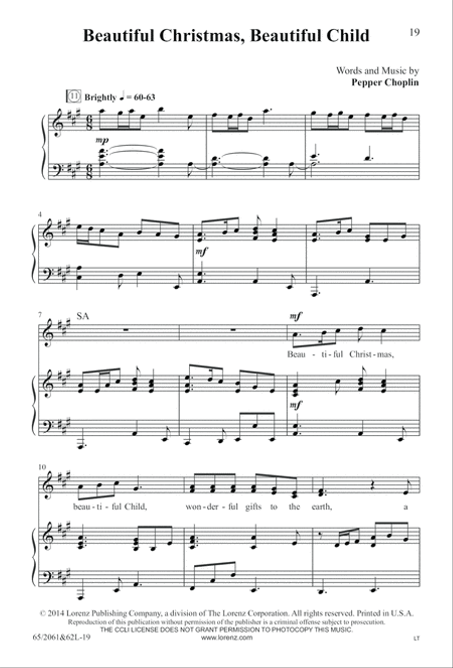 Images of Adoration (Digital Download) 4-Part scores gallery preview page 19