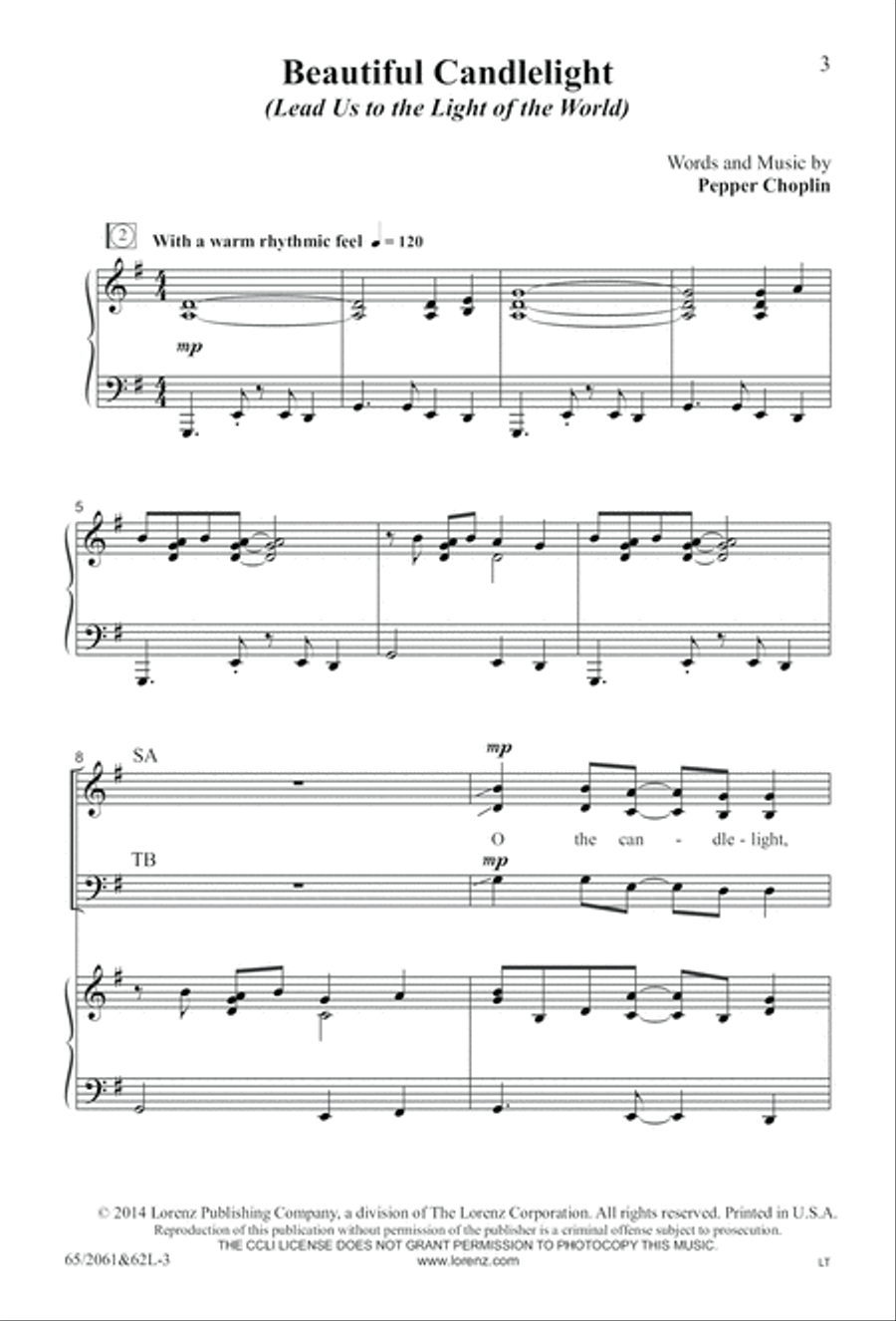 Images of Adoration (Digital Download) 4-Part scores gallery preview page 3