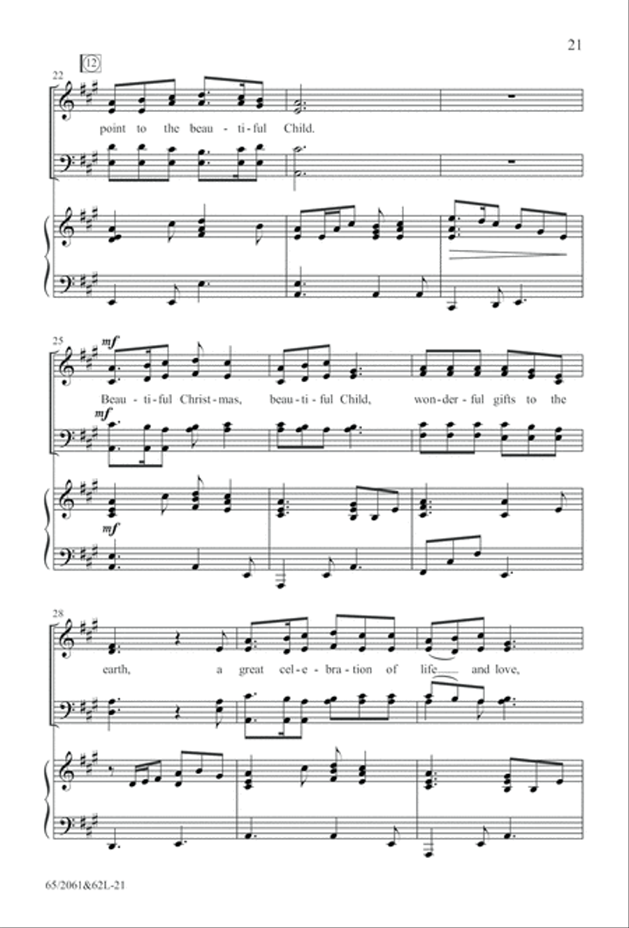 Images of Adoration (Digital Download) 4-Part scores gallery preview page 21
