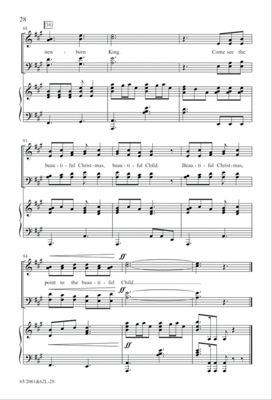 Images of Adoration (Digital Download) 4-Part scores gallery preview page 28