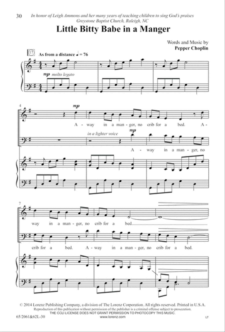 Images of Adoration (Digital Download) 4-Part scores gallery preview page 30