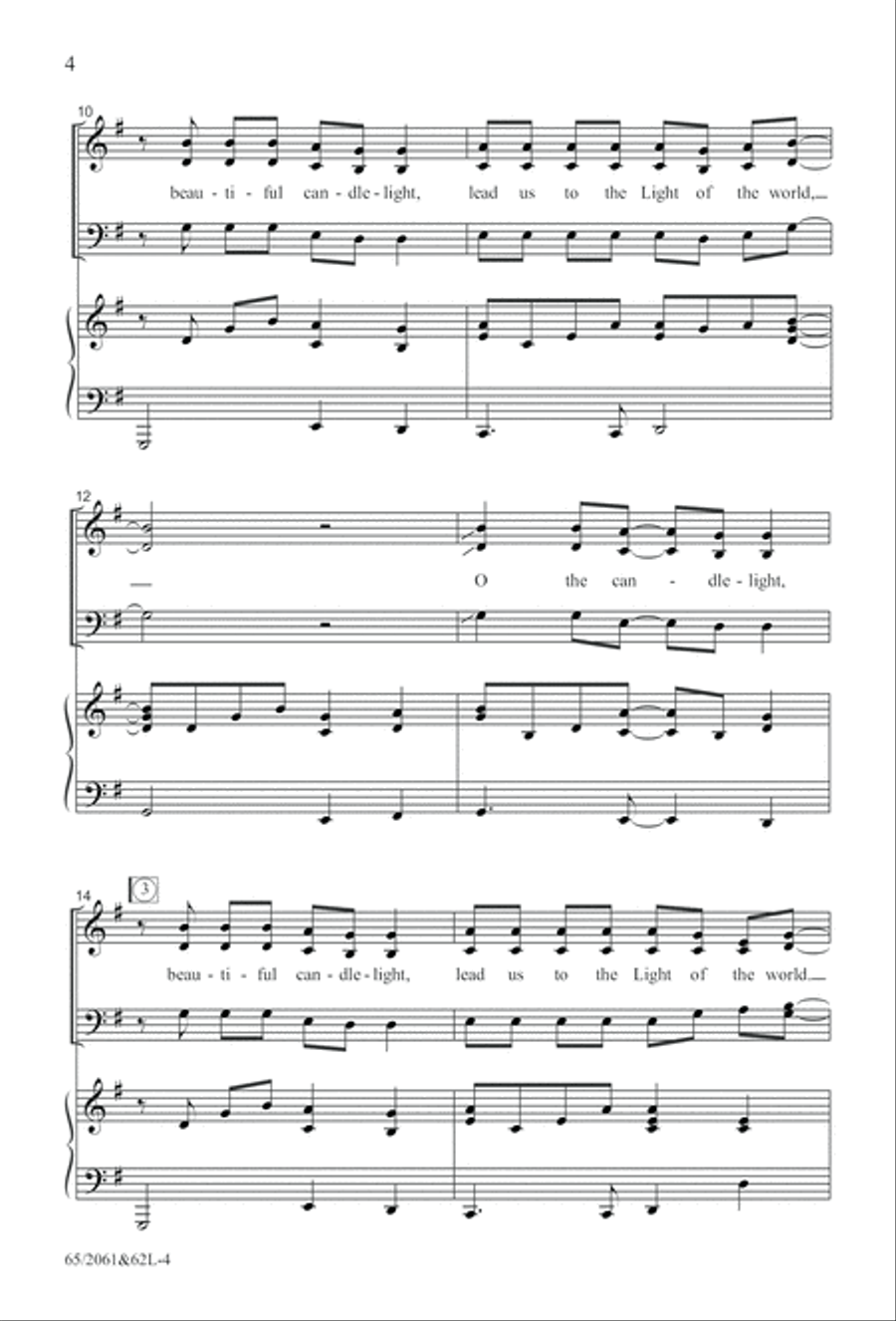 Images of Adoration (Digital Download) 4-Part scores gallery preview page 4