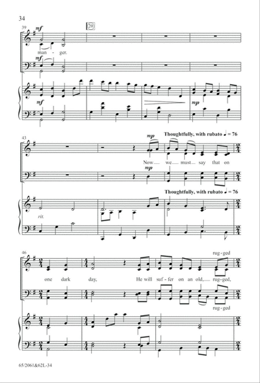 Images of Adoration (Digital Download) 4-Part scores gallery preview page 34