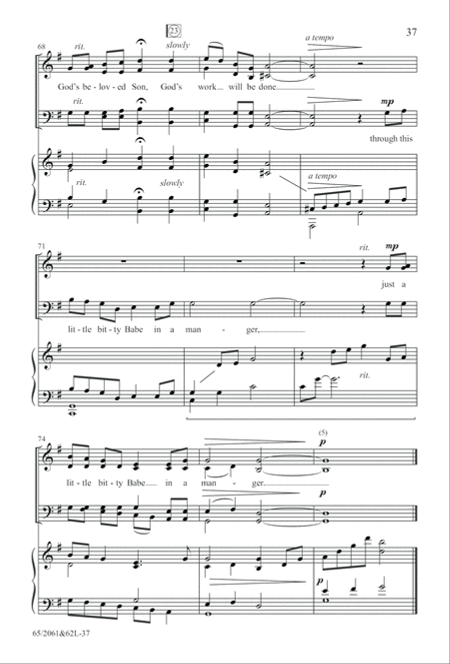 Images of Adoration (Digital Download) 4-Part scores gallery preview page 37
