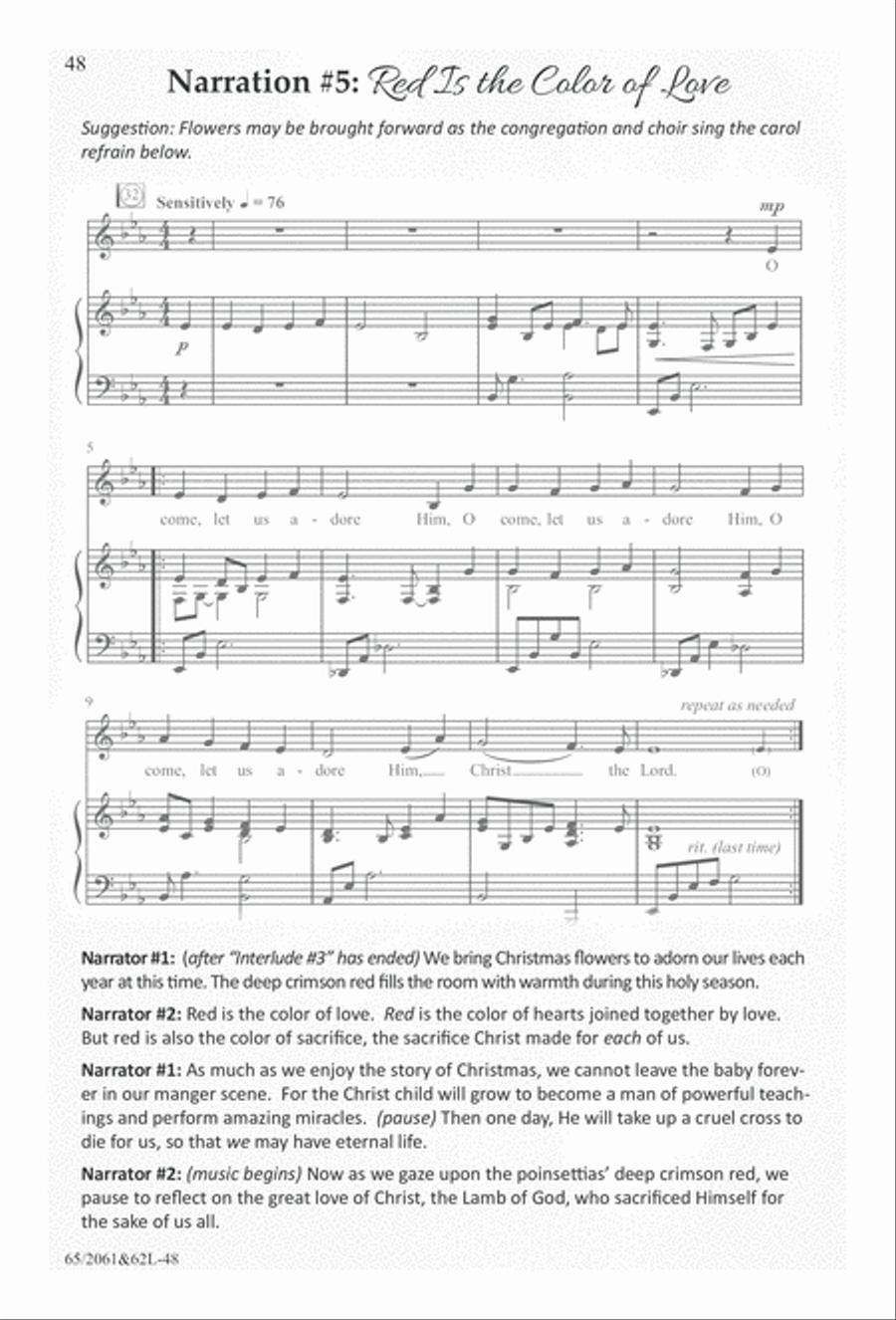 Images of Adoration (Digital Download) 4-Part scores gallery preview page 48