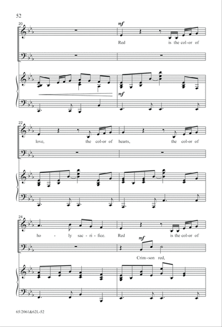 Images of Adoration (Digital Download) 4-Part scores gallery preview page 52