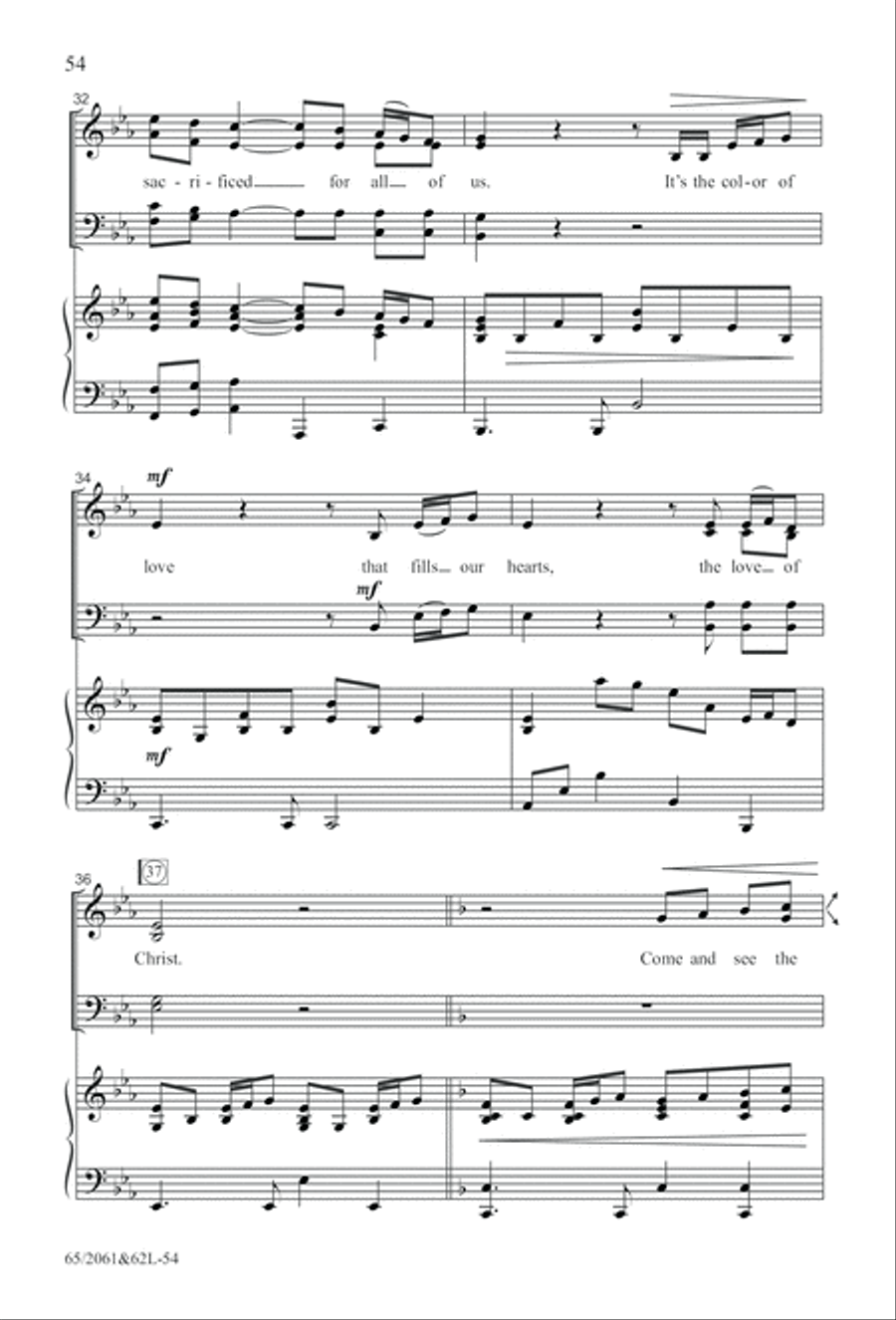 Images of Adoration (Digital Download) 4-Part scores gallery preview page 54