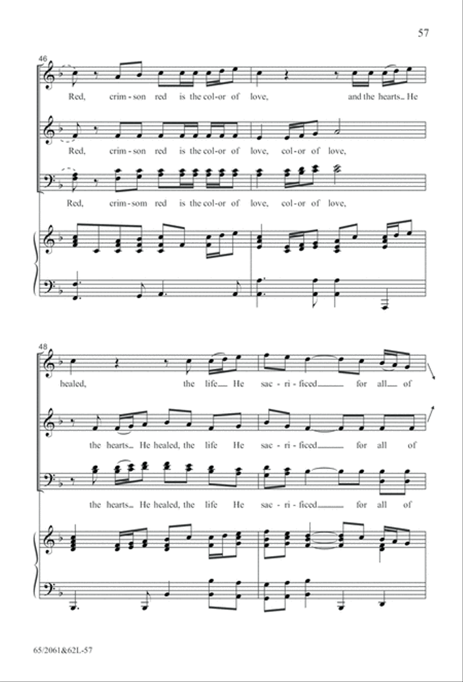 Images of Adoration (Digital Download) 4-Part scores gallery preview page 57